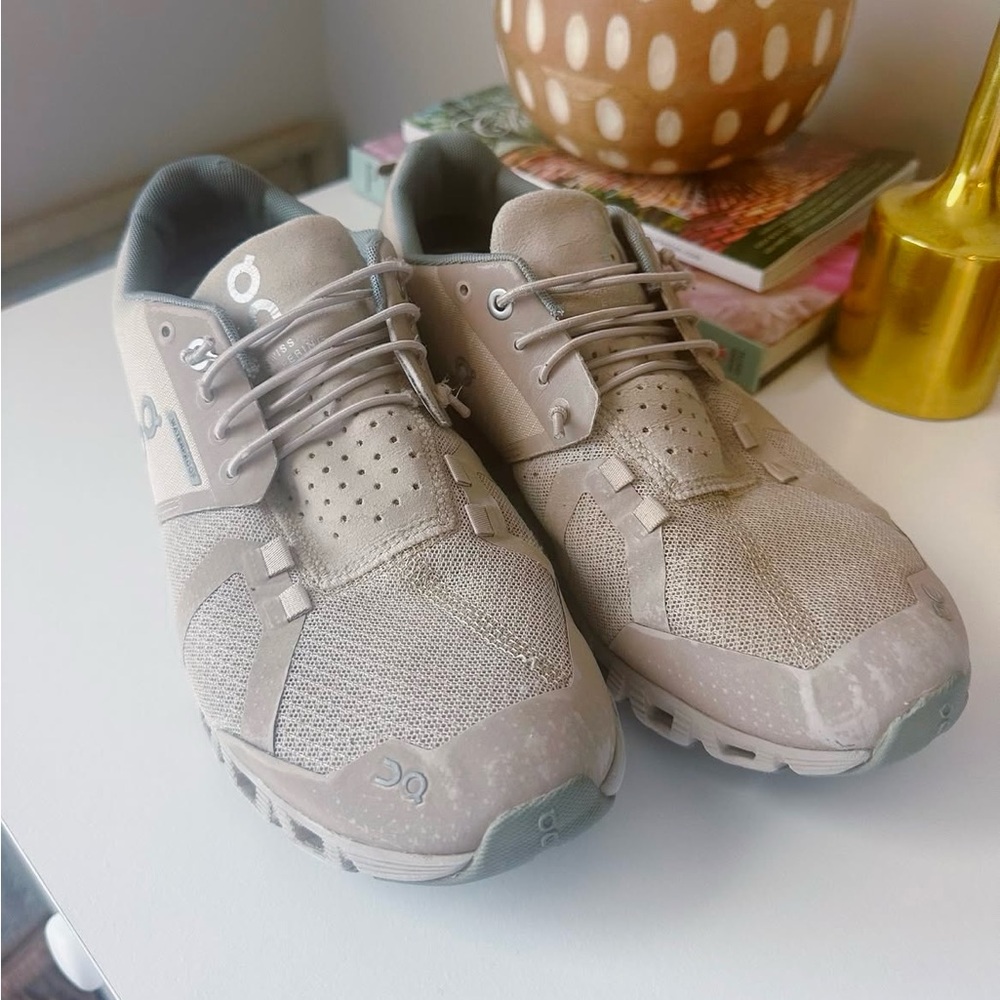 On cloud athletic shoes